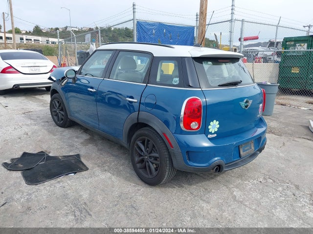 2012 MINI COOPER S COUNTRYMAN WMWZC3C51CWL82867 Photo 2