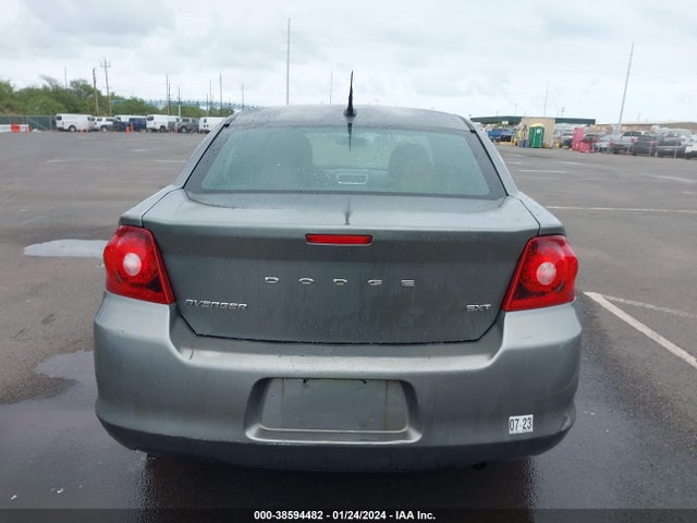 2012 DODGE AVENGER SXT VIN: 1C3CDZCB5CN187007