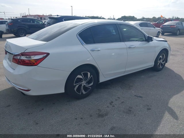 Honda ACCORD LX 2016 1HGCR2F33GA228435 Image 4