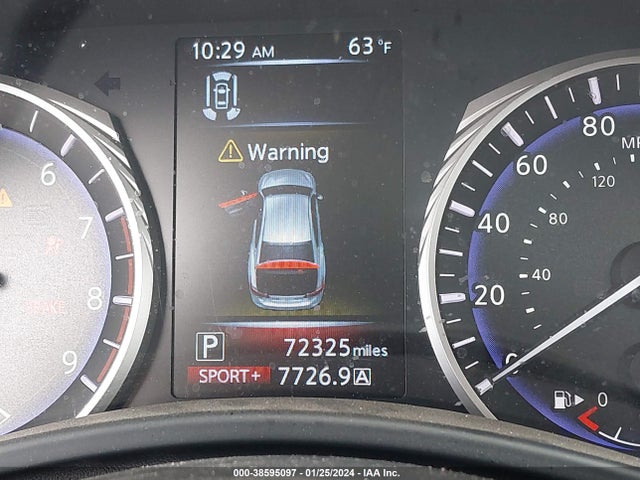 JN1FV7AP9HM850135 Infiniti Q50 3.0t Red Sport 400