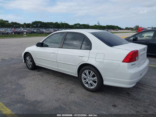 2005 HONDA CIVIC LX VIN: 2HGES165X5H600344