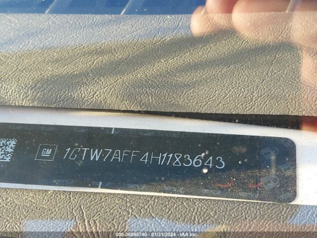 1GTW7AFF4H1183643 GMC Savana 2500 Work Van