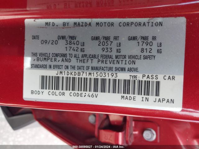 2021 MAZDA CX-3 JM1DKDB71M1503193 Photo 8