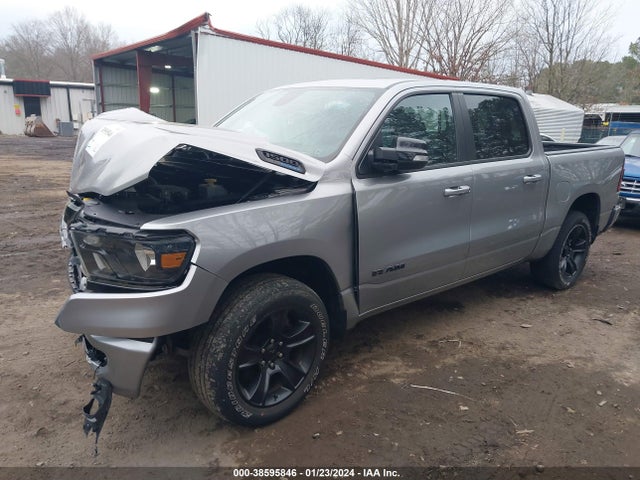 RAM 1500 Big Horn  4x4 5'7 Box 2021 1C6SRFFT5MN549034 Image 2