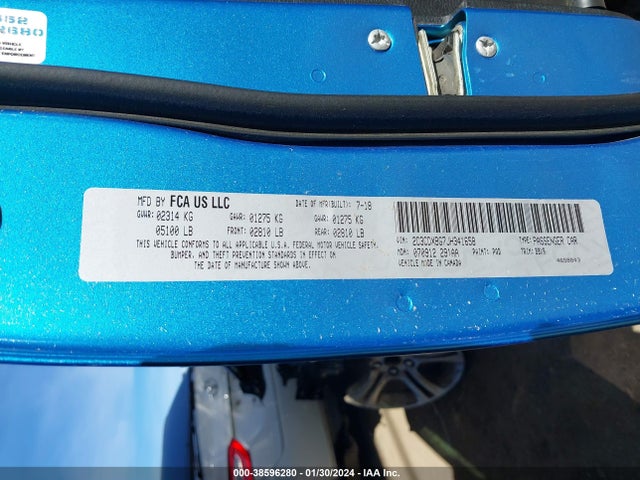 Dodge Charger Sxt Rwd 2018 2C3CDXBG7JH341658 Image 9