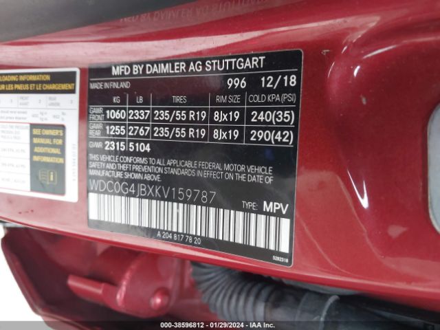 WDC0G4JBXKV159787 Mercedes-Benz GLC 300