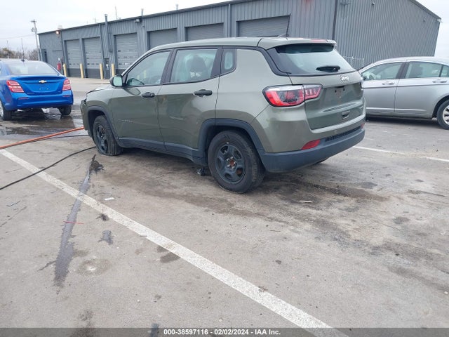 2019 JEEP COMPASS SPORT FWD VIN: 3C4NJCABXKT615469