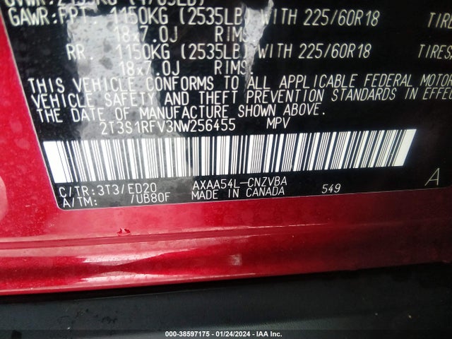 Toyota Rav4 Trd Off Road 2022 2T3S1RFV3NW256455 Image 9