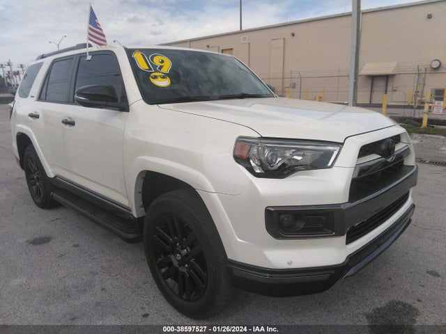 38597527 :رقم المزاد ، JTEZU5JR6K5203966 vin ، 2019 Toyota 4runner Limited/limited Nightshade/sr5/sr5 Premium مزاد بيع
