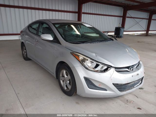Auction sale of the 2014 Hyundai Elantra Se, vin: 5NPDH4AEXEH459817, lot number: 38597659