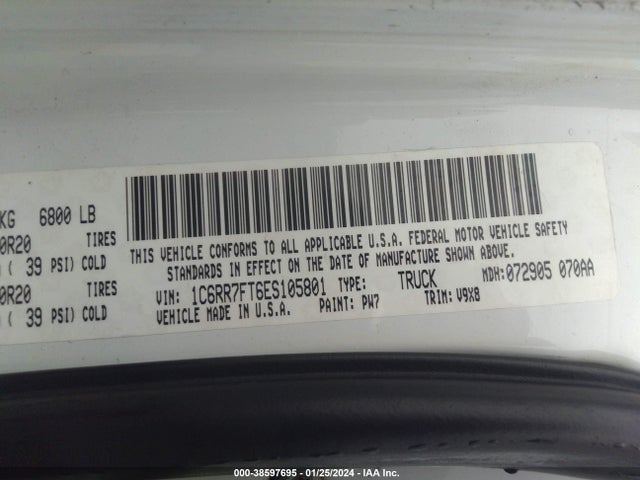RAM 1500 Express 2014 1C6RR7FT6ES105801 Image 9