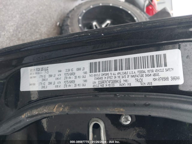 RAM 1500 Express 2015 3C6RR7KT4FG699416 Image 9