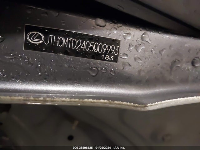 2016 LEXUS IS 300 VIN: JTHCM1D24G5009993