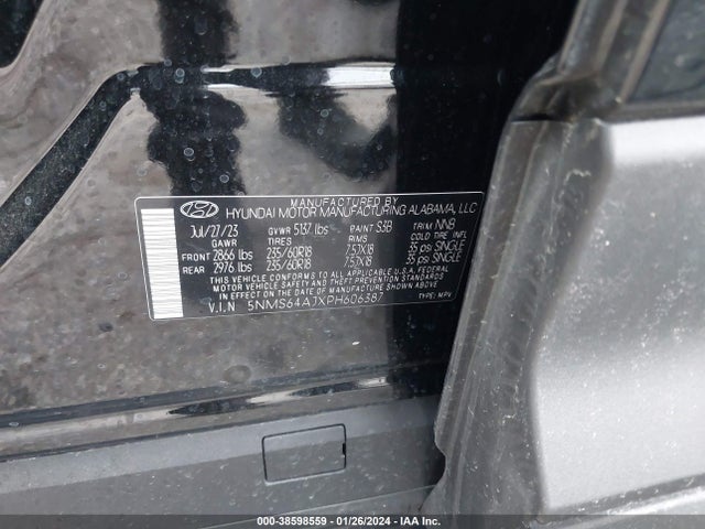 Hyundai Santa Fe Xrt 2023 5NMS64AJXPH606387 Image 9