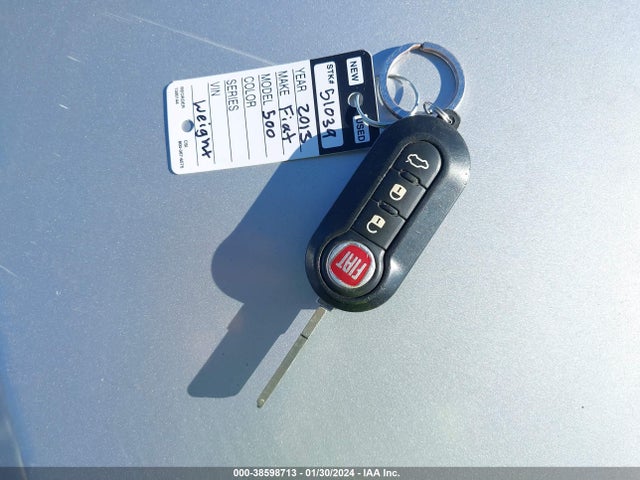 2013 FIAT 500 3C3CFFARXDT726621 Photo 10