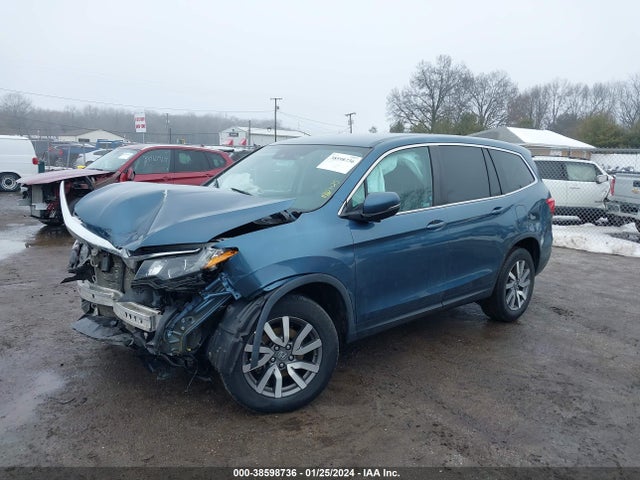 Honda Pilot Ex 2019 5FNYF6H36KB047718 Image 2