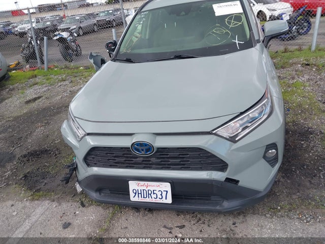 2020 TOYOTA RAV4 XLE HYBRID VIN: JTMRWRFV0LD071323