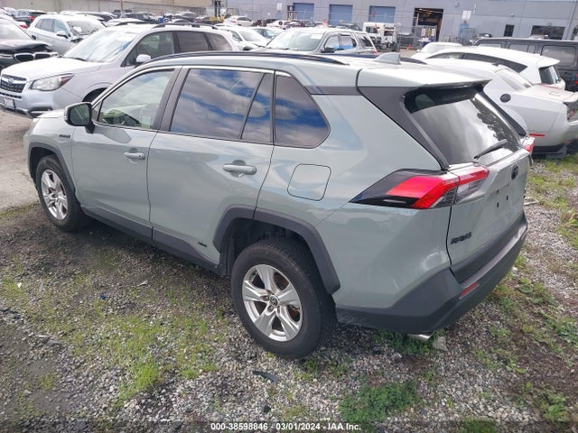 2020 TOYOTA RAV4 XLE HYBRID VIN: JTMRWRFV0LD071323
