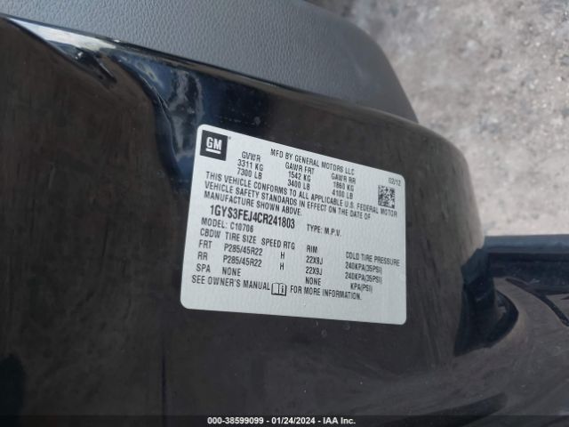 2012 CADILLAC ESCALADE HYBRID 1GYS3FEJ4CR241803 Photo 8