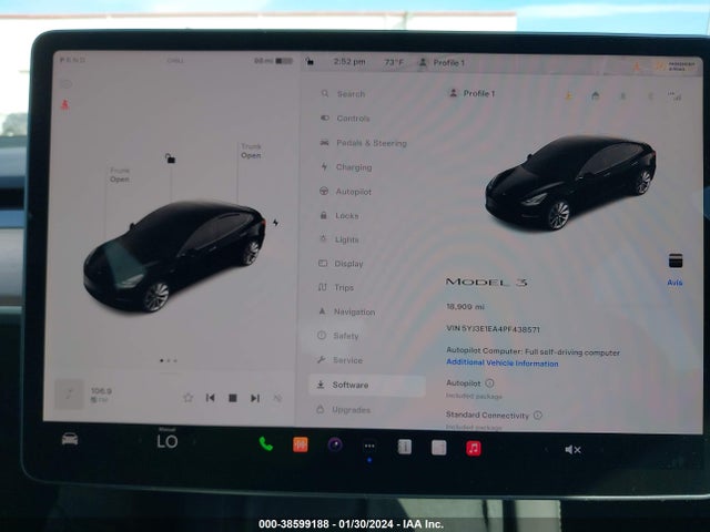 2023 TESLA MODEL 3 5YJ3E1EA4PF438571 Photo 6