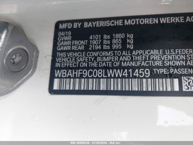 BMW Z4 M40I 2020 WBAHF9C08LWW41459 Image 9