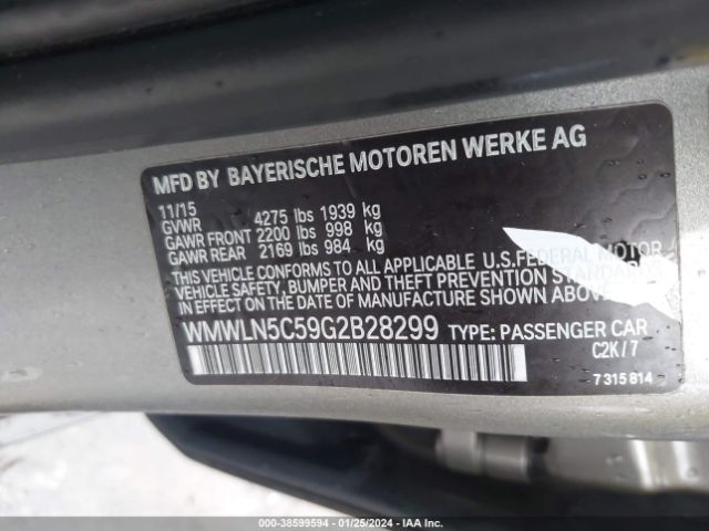 WMWLN5C59G2B28299 Mini Clubman Cooper