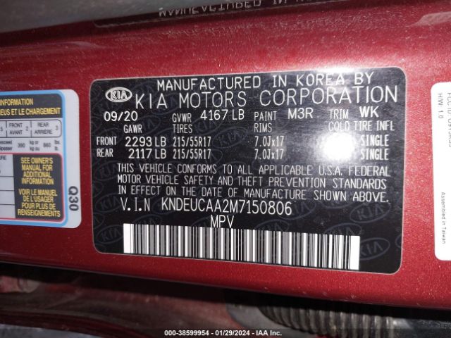 KNDEUCAA2M7150806 KIA SELTOS S