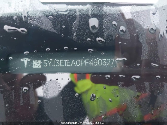 Tesla Model 3 Rear-wheel Drive 2023 5YJ3E1EA0PF490327 Image 9