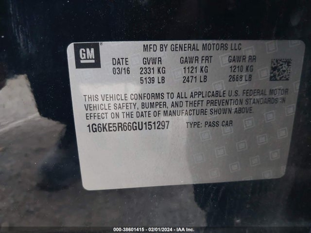 Cadillac Ct6 Twin Turbo Luxury 2016 1G6KE5R66GU151297 Image 9
