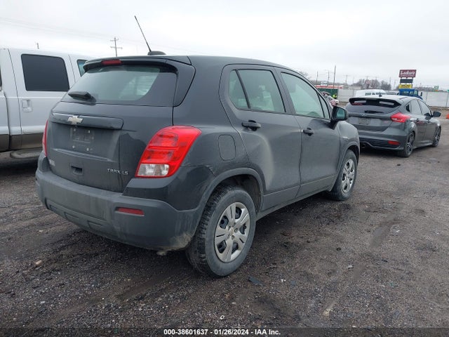 Chevrolet Trax 1ls 2016 KL7CJKSB8GB619476 Image 4