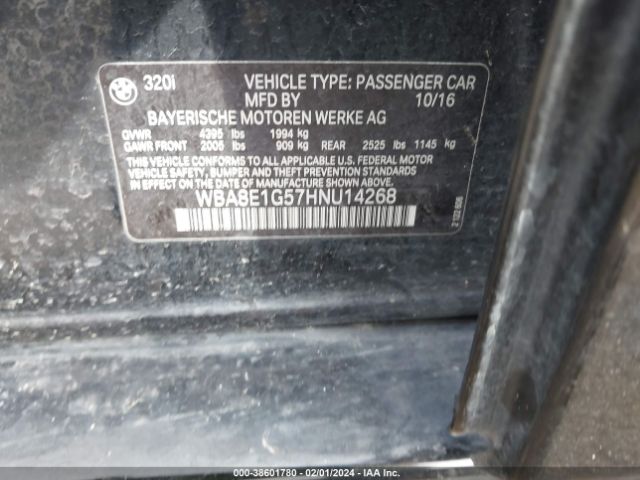 WBA8E1G57HNU14268 BMW 320i