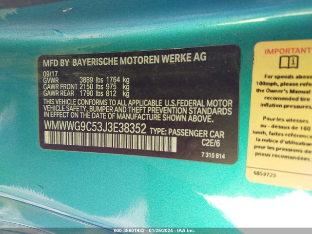 2018 MINI CONVERTIBLE WMWWG9C53J3E38352 Photo 8