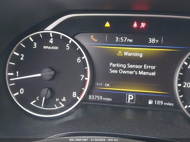 2017 NISSAN MAXIMA 3.5 PLATINUM VIN: 1N4AA6AP8HC382276