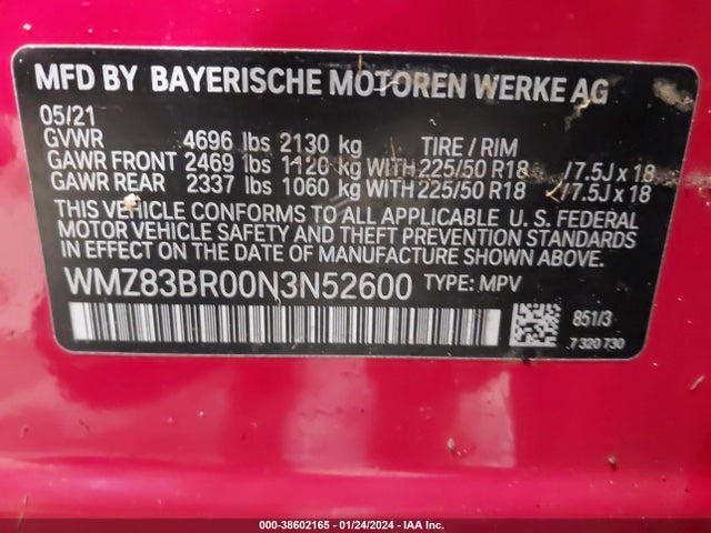 2022 MINI COUNTRYMAN WMZ83BR00N3N52600 Photo 8