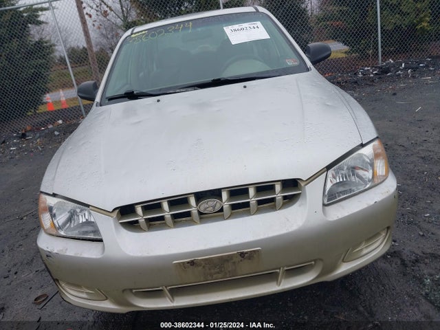 2000 HYUNDAI ACCENT GL VIN: KMHCG45G3YU136306