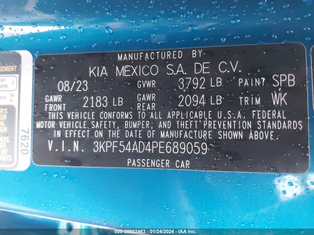 KIA Forte Gt-line 2023 3KPF54AD4PE689059 Image 9