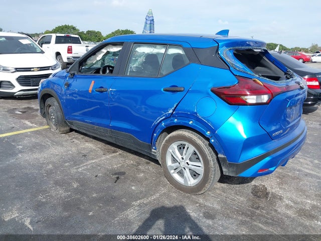2022 NISSAN KICKS S XTRONIC CVT VIN: 3N1CP5BV1NL515648