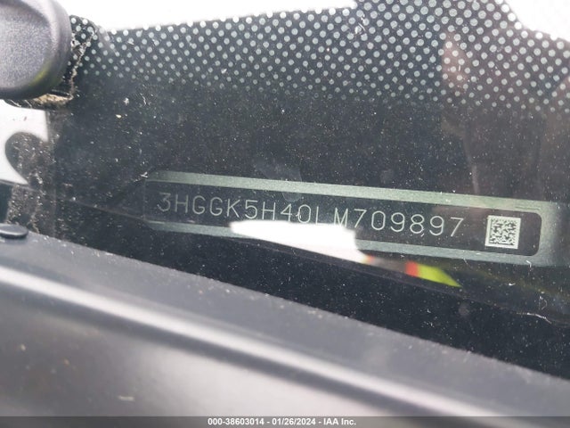 Honda FIT LX 2020 3HGGK5H40LM709897 Image 9