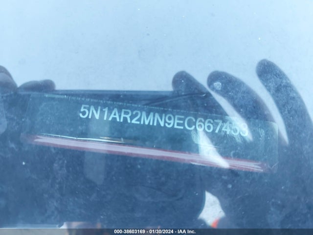 Nissan Pathfinder Platinum/s/sl/sv 2014 5N1AR2MN9EC667453 Image 9