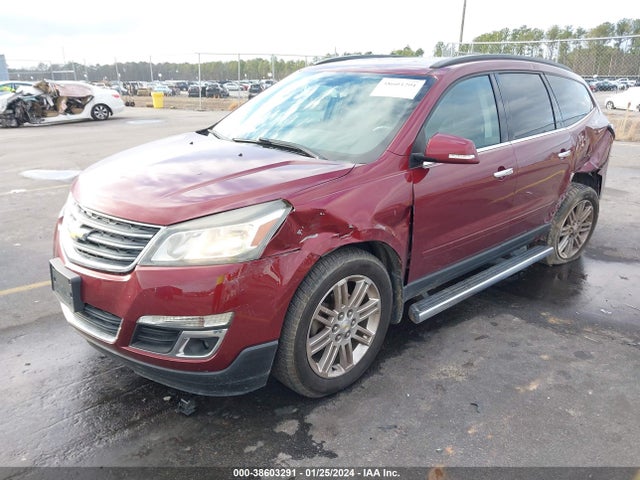 Chevrolet Traverse 1lt 2015 1GNKRGKD4FJ387962 Image 2