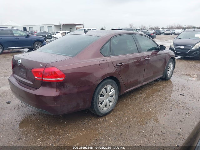 2014 VOLKSWAGEN PASSAT 1.8T S VIN: 1VWAS7A31EC097826