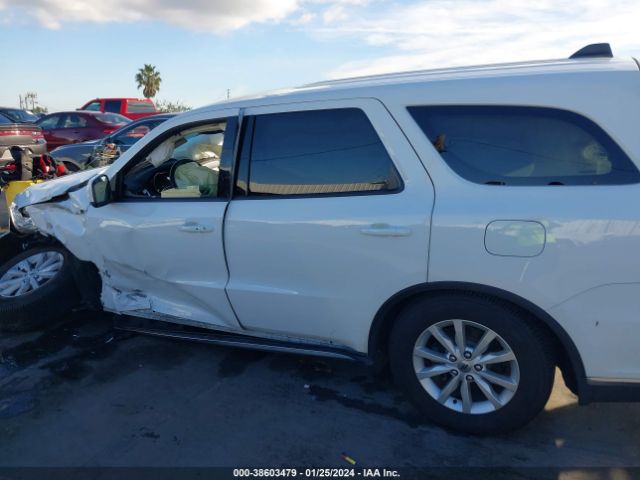 1C4RDHAG7KC604541 Dodge Durango Sxt Rwd