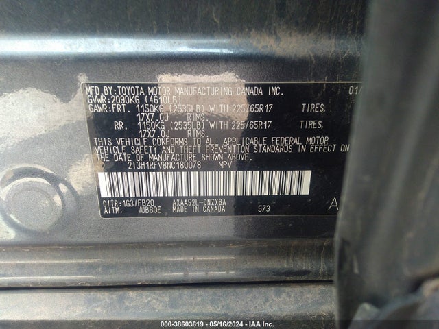 Toyota RAV4 LE 2022 2T3H1RFV8NC180078 Image 9