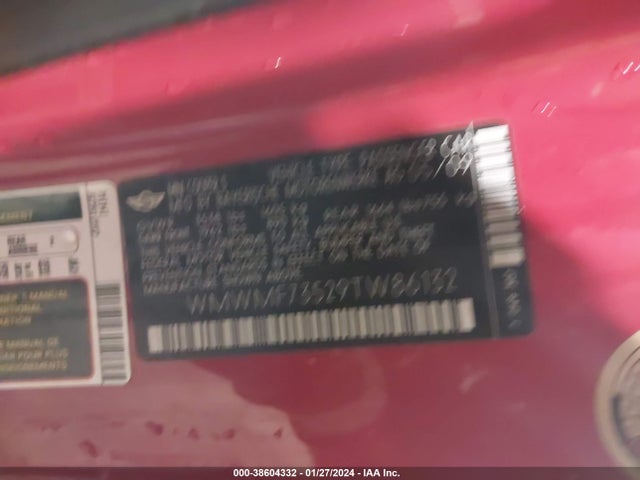 2009 MINI COOPER S WMWMF73529TW86132 Photo 8