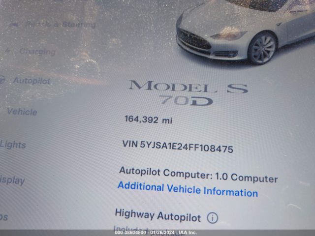 5YJSA1E24FF108475 Tesla Model S 70d/85d/p85d