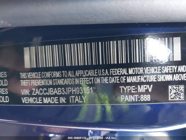 Jeep Renegade Upland Edition 4x4 2018 ZACCJBAB3JPH93151 Image 9