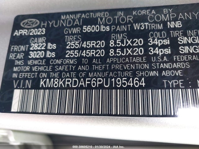 Hyundai Ioniq 5 Limited 2023 KM8KRDAF6PU195464 Image 9
