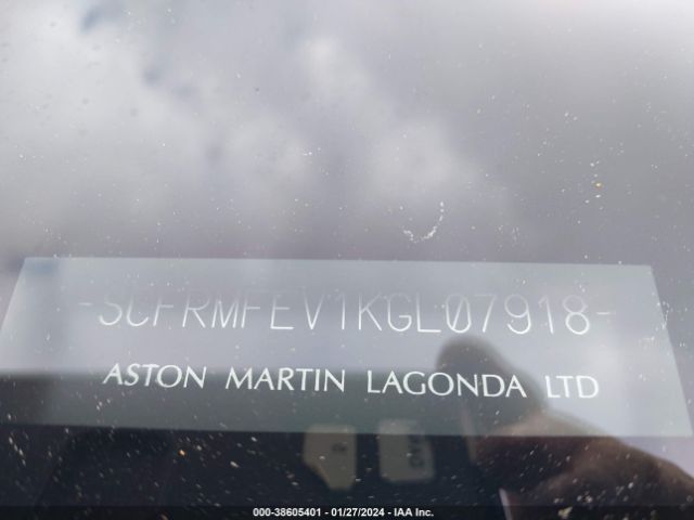 SCFRMFEV1KGL07918 Aston Martin Db11 Amr Signature