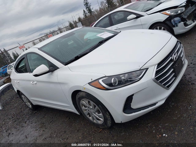 2017 HYUNDAI ELANTRA SE VIN: 5NPD74LF2HH078850