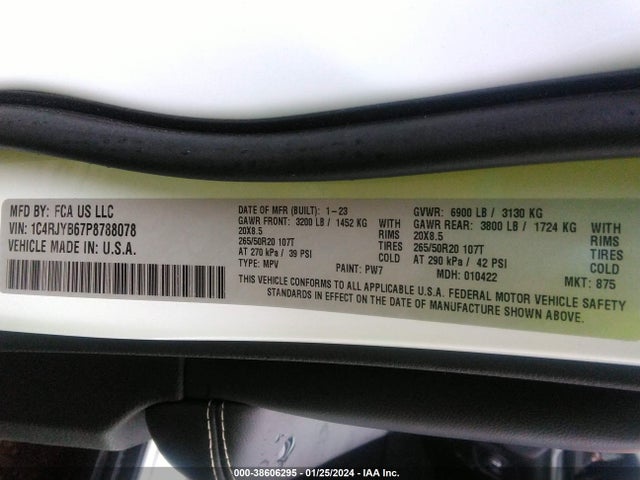 Jeep Grand Cherokee 4xe 2023 1C4RJYB67P8788078 Image 9